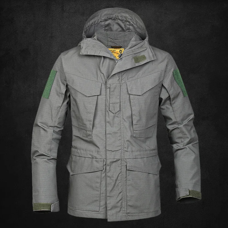 

Spring And Autumn Tactical Trench Coat Men's Military Fans Camouflage Waterproof Breathable Warm Jacket M65 Archons Outdoor Rain