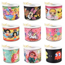 HSDCraft 16 мм 22 мм 38 мм 75 мм пользовательские печатные hsd-дизайн HT Grosgrain ленты 10 ярдов/рулон