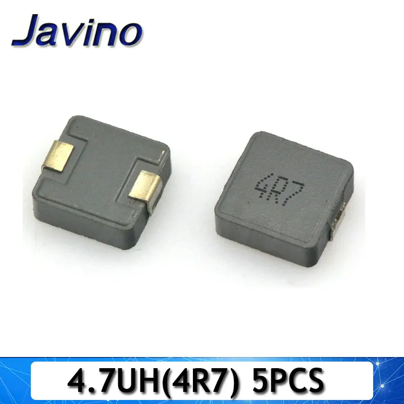 5 шт./лот SMD Мощность адаптера переменного тока 2.2uh 2R2 4.7uh 4R7 6.8uh 6R8 10uh 100 220uh 220 чип индуктор 1040 - Объем: 4.7UH(4R7)  5PCS