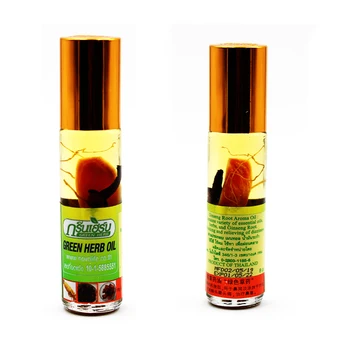 

8ml Thai Green Herb Nasal Peppermint Oil Essential Oil Refreshing Brain Sickness Refreshing Oil Pain Relief Ointment Compound