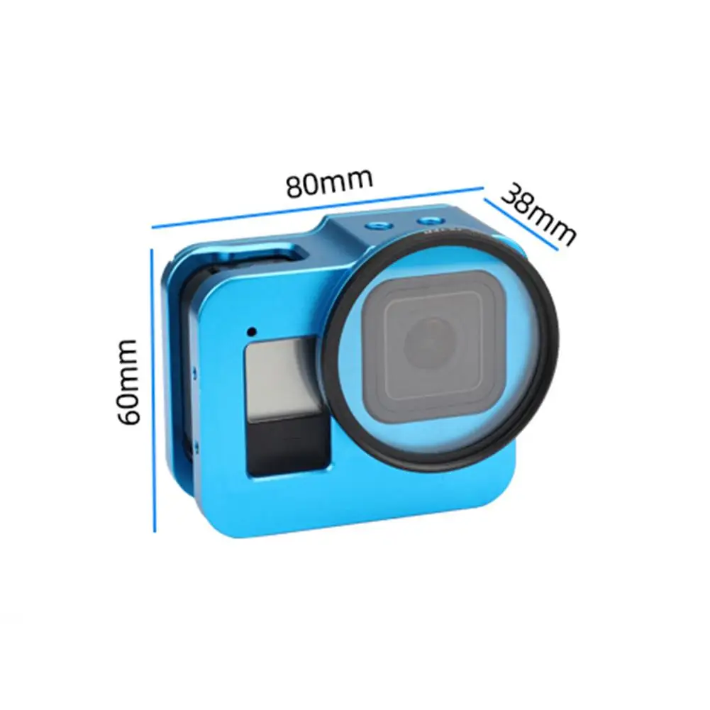Металлический каркас защитный чехол Набор для GoPro 8 Sports camera Shell 52 мм UV фильтр алюминиевый сплав чехол для клетки кролика