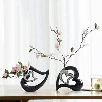

Ceramic Flower Vase Nordic Style For Home Living Room Desktop Decoration