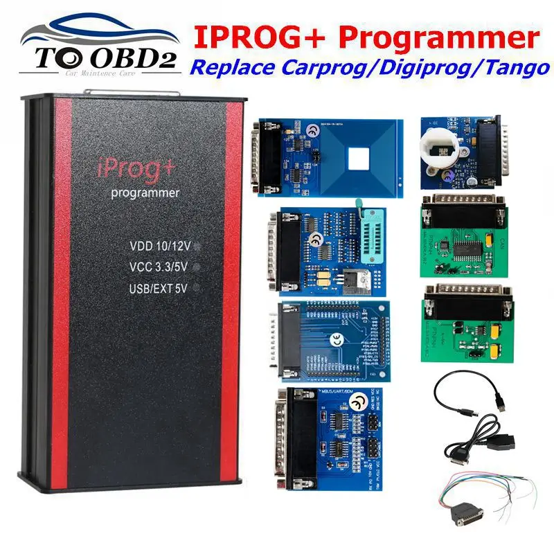 

Iprog+ Iprog V80 Pro Odometer Correction Scanner ODO Adjust Car Key Programmer Airbag Reset Tool Replace Carprog Digiprog Tango