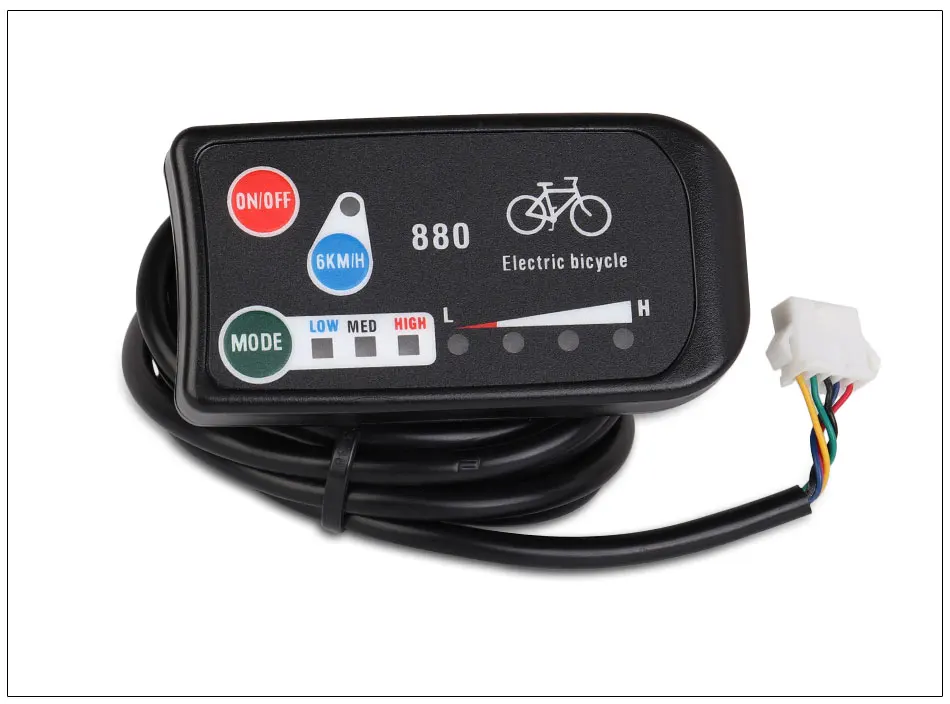 36V/48V Ebike KT LED 880 Electric Bicycle Control Panel Display Electric Bike Parts for KT Controller