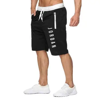 Jordania-pantalones cortos de culturismo para hombre de ropa deportiva de Escocia de secado rápido para gimnasio de Verano