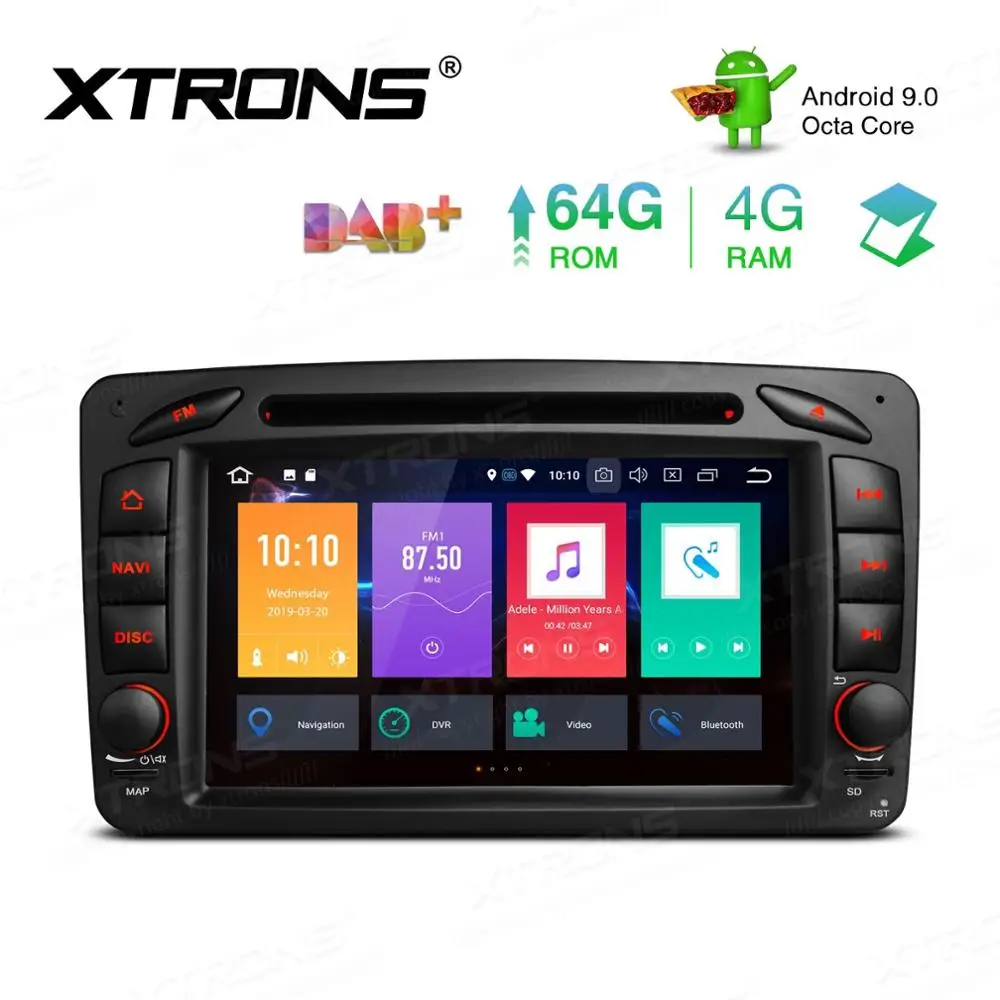 Clearance 7" Android 9.0 Pie OS Car DVD Multimedia GPS Radio for Mercedes-Benz CLK-Class W209/C209 1998-2004 & G-Class W463 1998-2006 3 Clearance 7" Android 9.0 Pie OS Car DVD Multimedia GPS Radio for Mercedes-Benz CLK-Class W209/C209 1998-2004 & G-Class W463 1998-2006 3