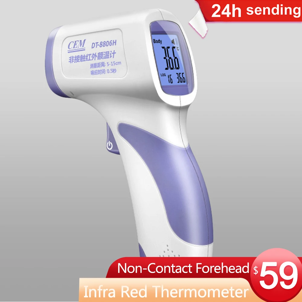 

Digital Temperatur Thermometer IR Infrared Thermometer Non-contact Forehead Body Surface Temperature instruments for Adult Baby