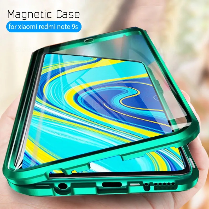 Магнитный адсорбционный металлический чехол для Xiaomi 9 Pro Max телефона