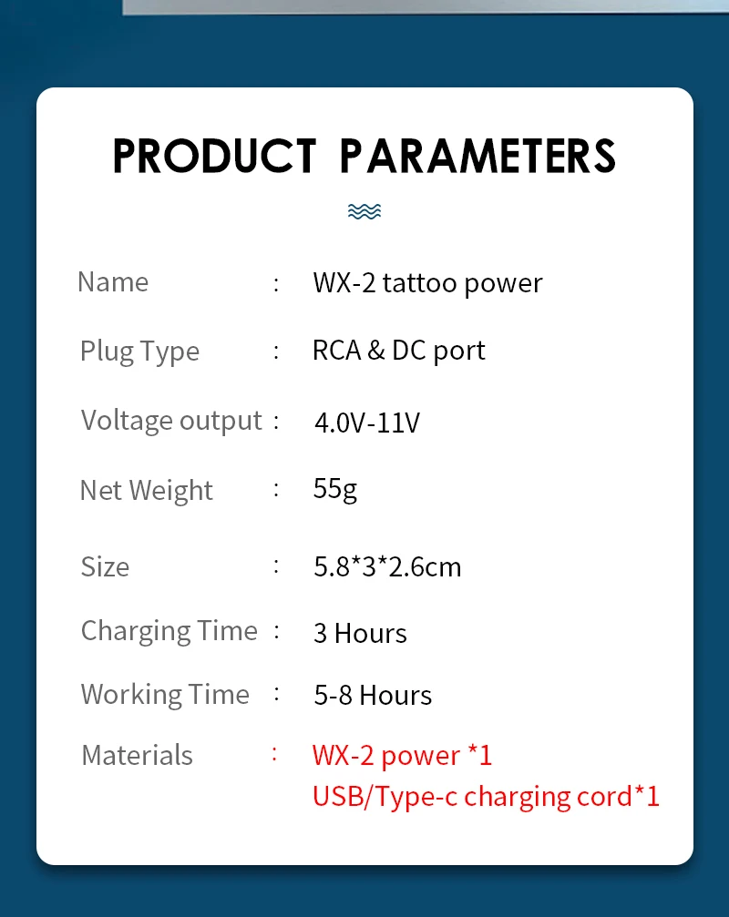 Fonte de Alimentação sem Fio Fornecedor para Tatuagem Mini Tatuagem Power dc Conector Rotaty Máquina Frete Grátis Rca - 11 power rca dc conector tatuagem fornecedor para