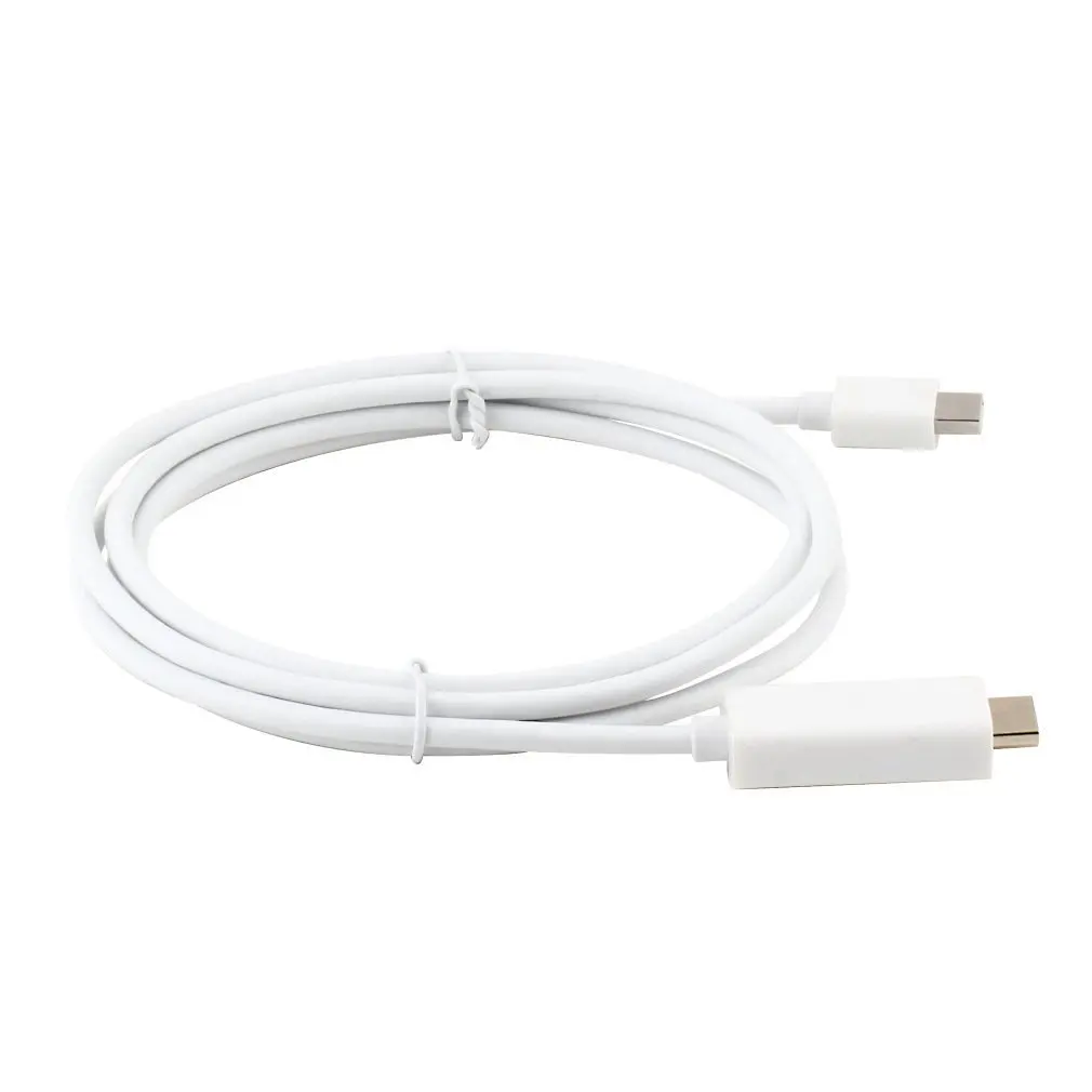 Профессиональный 1,8 м 6 футов мини-дисплей Порт DP к HDMI 1080P быстрое зарядное устройство адаптер кабель для Mac для MacBook Белый