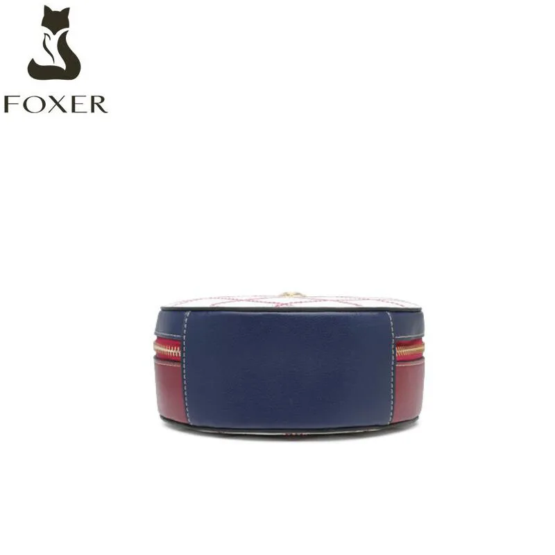 FOXER, женские кожаные сумки, роскошные сумки, женские сумки, дизайнерские сумки, известный бренд, женские сумки, новинка, сумка-тоут, маленькие сумки из воловьей кожи