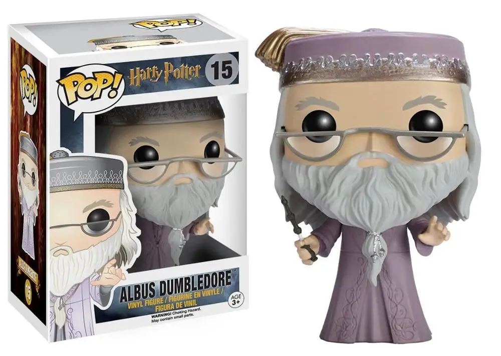 Funko POP Гарри Поттер Северус Снейп, луна, Добби, Рон Уизли, проф. фигурка ПВХ Коллекция Модель для детей Подарки - Цвет: Box