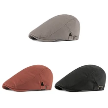 Сезонная новая горячая теплая шапка женская новая корейская мода берет Британский ретро Беговая Кепка