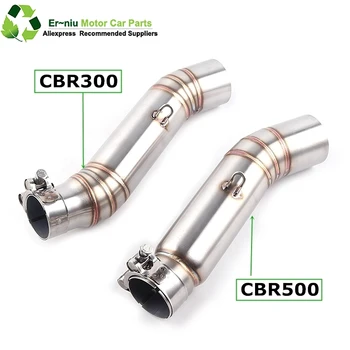 

cbr500 CBR250 CBR 500R CBR300 motorcycle exhaust contact middle pipe connector for HONDA CBR500R CBR 300 250R 2012 to 2015