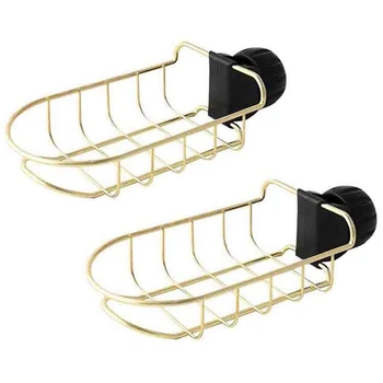 

Faucet Sponge Holder Storage Rack Hanging Sink Caddy Organizer for Scrubbers Soap Bathroom Or Kitchen