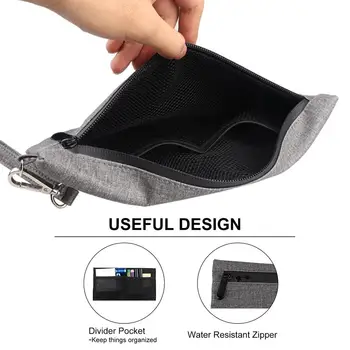 

Smell Proof Bag Odorless Stash Storage Pouch Container With 5-Layer Activated Carbon Protection For Tobacco Weed Storage