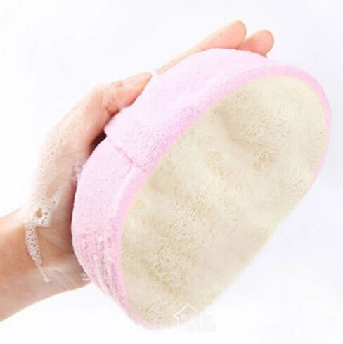Natural Loofah Sponge Bath Ball Shower Rub For Whole Body Healthy Massage Brush Back Spa Home Scrubber Scrubbers Random
