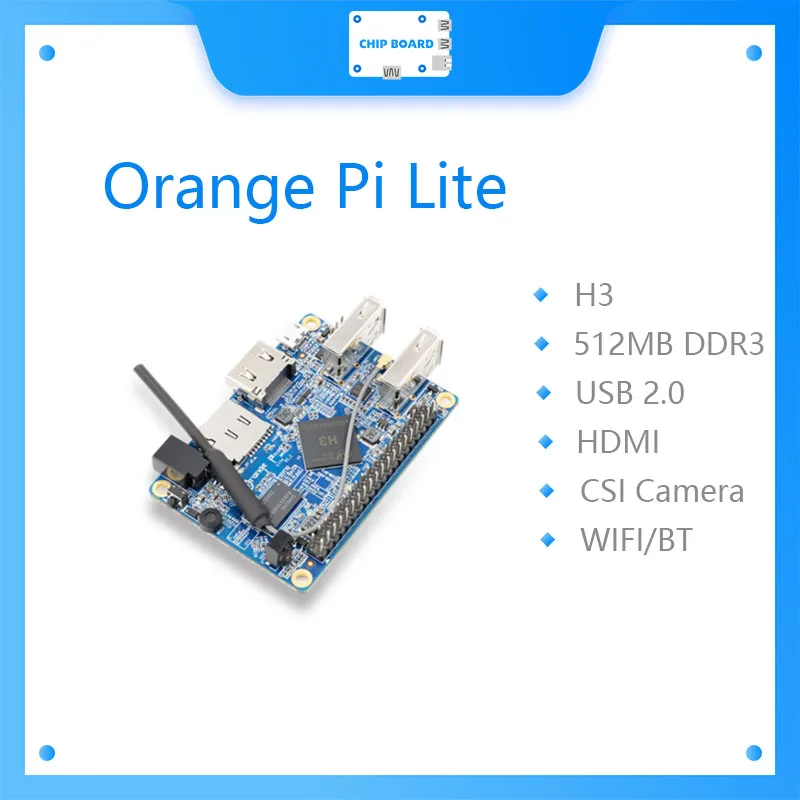 Оранжевый Pi Lite 512 Мб DDR3 с четырехъядерным процессором 1 2 ГГц WiFi антенна Поддержка