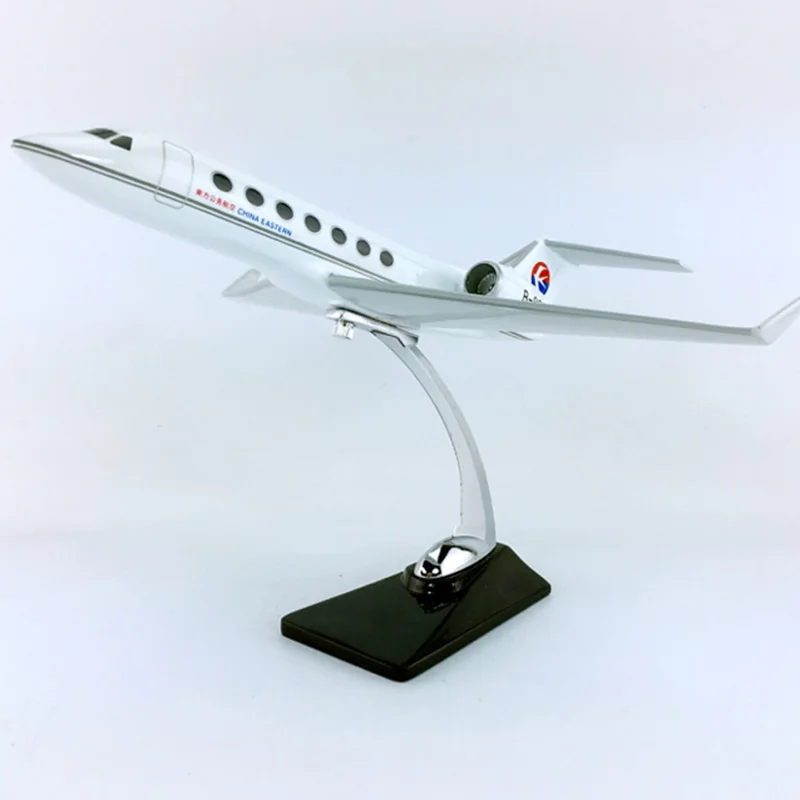 

1/80 scale 30cm airplane model toys G550 Gulfstream aircraft model diecast plastic alloy plane with base F display collective