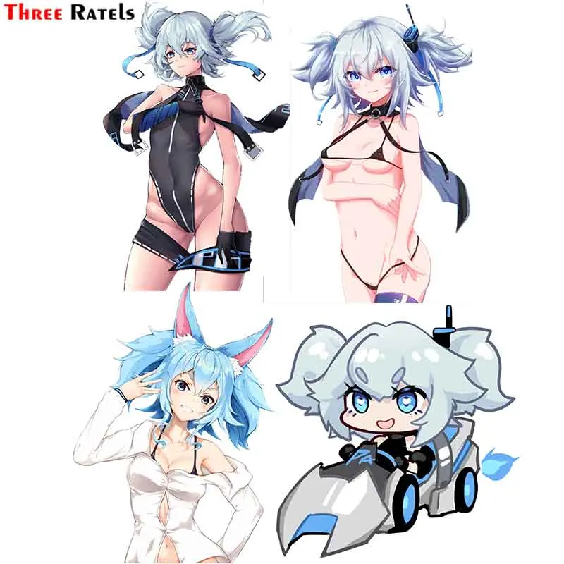 Three Ratels F642 Cute Girl Chibi Pa 15 Per Ragazze Frontline Vinyl Car Accessori Per Tutto Il Corpo Decorazione Auto Sticker Decal