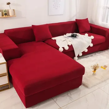 

Sectional Elastic Sofa Cover Stretch Slipcovers for living room cubre corner Couch cover cushion funda sofa chaise cover lounge