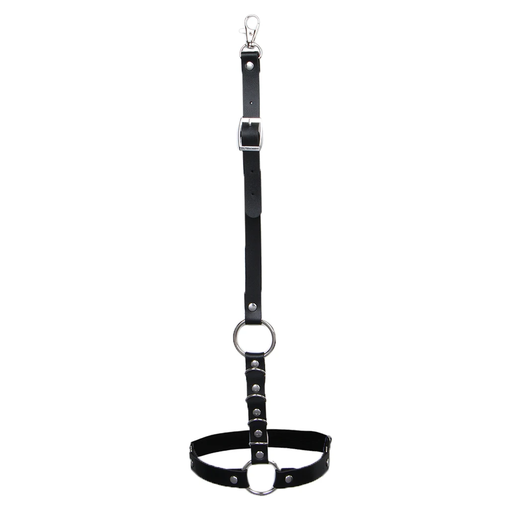 Womens Leather Harness Thigh Garter Belt Single Leg Strap Clubwear Rock