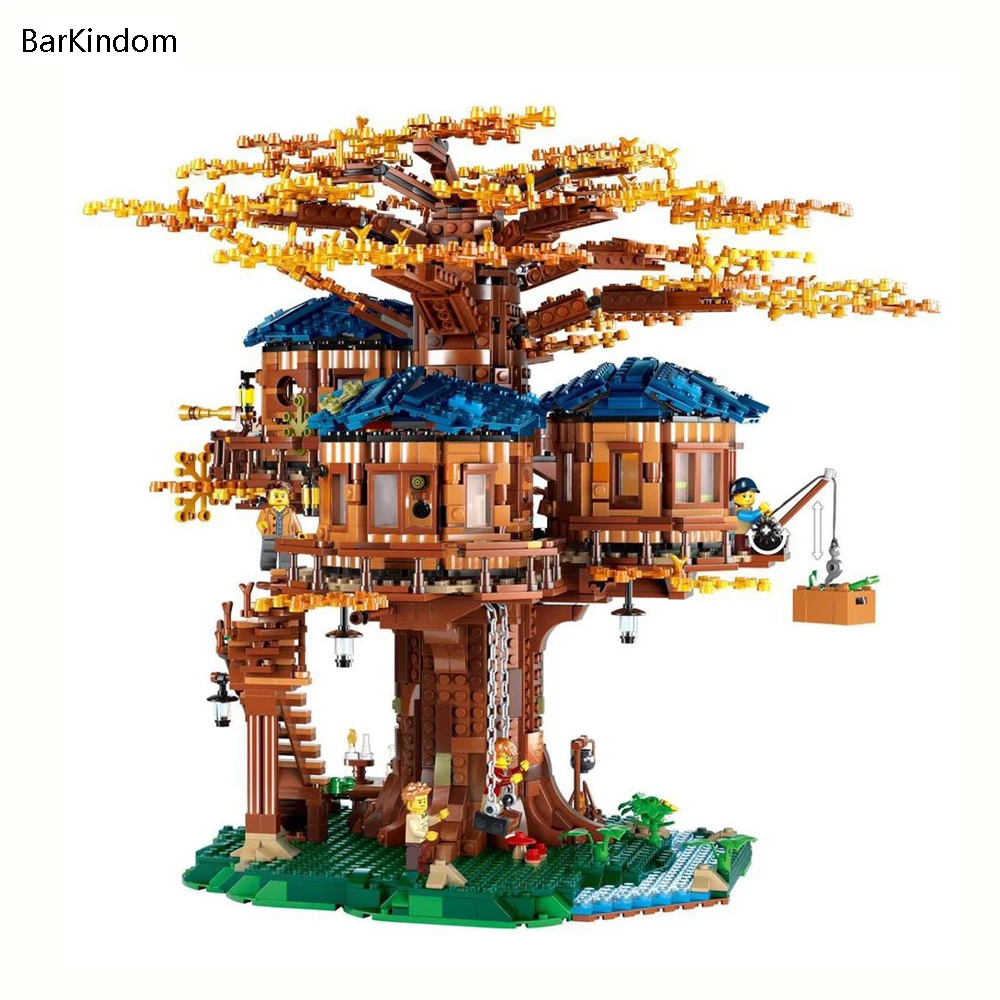 Comprar Nueva casa del árbol de 21318 las Ideas más grandes modelo bloques de construcción juguetes educativos para niños regalos compatibles con las Ideas legoentas 21318