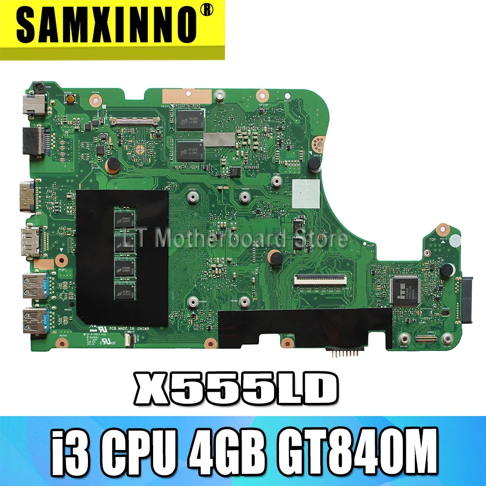 X555LD материнская плата REV 3 6 i3 CPU 4 Гб GT840M для For Asus X555LN X555L F555LD ноутбука | Компьютеры и