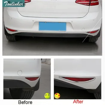 

Tonlinker for Volkswagen NEW GOLF MK7 Rear Fog Light Cover Stickers Car Styling 2 PCS ABS Chrome Cover Case Stickers