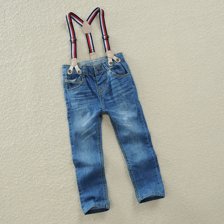 

Childrenswear 2018 Spring And Autumn New Style BOY'S Cowboy Suspender Pants Casual Trousers CHILDREN'S Trousers Children