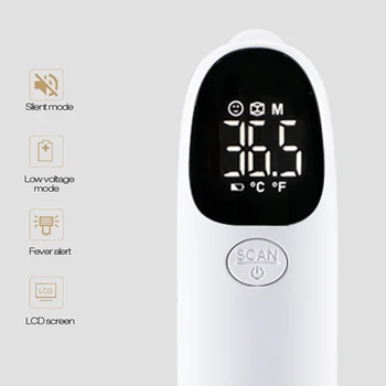 

Baby Thermometer Infrared Digital LCD Body Measurement Термометр Forehead Ear Non-Contact Body Children Termômetro