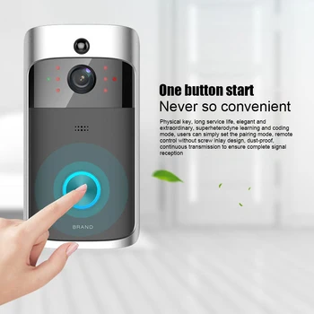 

720P HD Wireless WiFi Video Doorbell Smart Phone Door Ring Intercom Home Security Camera Bell