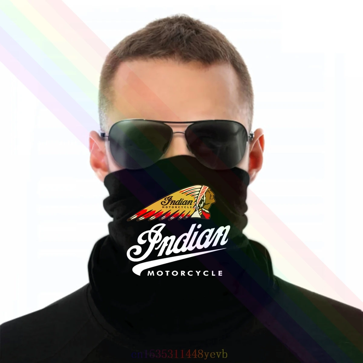 2020 Newest Indian Classic Logo Motorcycle Colour Head Headband Scarf Bandana Neck Warmer Unisex | Аксессуары для одежды