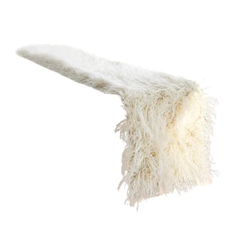 

Dining Bunting European Style Home Decor Table Runner Banquet Hotel Faux Fur Modern Luxury Solid Flag Wedding Party Living Room