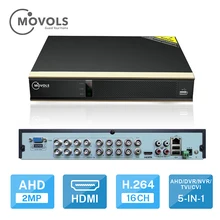 MOVOLS DVR 16CH 8CH CCTV видео рекордер для AHD камеры аналоговая камера ip-камера Onvif P2P 1080P видео наблюдения DVR рекордер