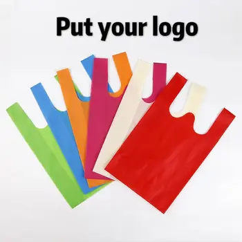 

20pcs gift bag gifts bag for kids birthdays toys bag Christmas Cloth Shopping Treat Bags Multi-use Gift Tote Bags with handle