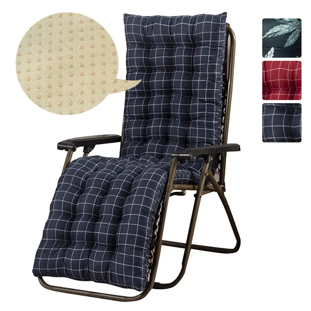 

Warm Recliner Cushion Thicken Brushed Long Cushion Anti-slip Breathable Washable Sun Lounger Mat Foldable Rocking Chair Cushion
