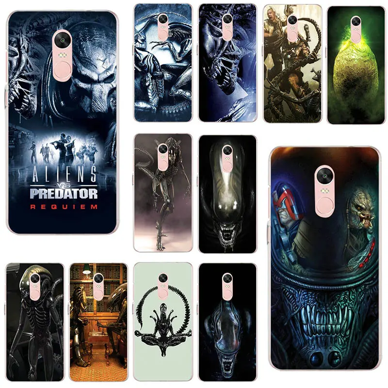 Мягкий чехол для телефона Alien vs Predator из термополиуретана и силикона Xiaomi mi Red x Note Y3 2