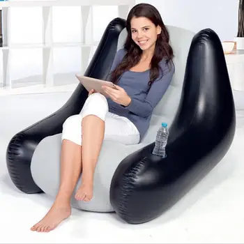 

Inflatable Sofa Lounge Chair Folding Outdoor Furniture Inflatable Chair Soft Bed Furniture Seat For Living Room Backyard Camping
