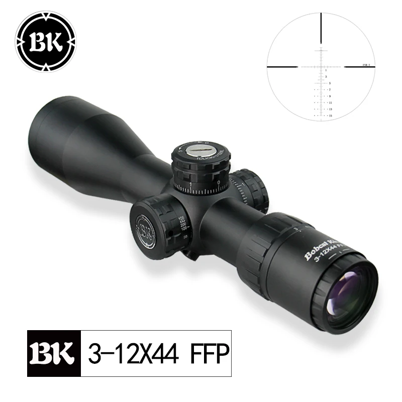 Bobcat king 3 12X44 FFP First Focal Plane Side Parallax Scope Rifle Hunting Tactical Scope Etched Glass Optical Sniper Scope|Riflescopes| - AliExpress