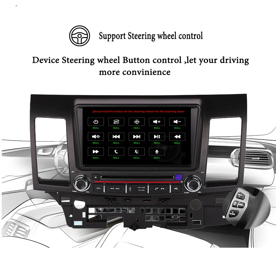 Автомобильный GPS плеер Navi 8 &quotAndroid 10 0 для Mitsubishi Lancer Galant с 4 + 64G Octa Core dvd Радио 2007 2008 2009