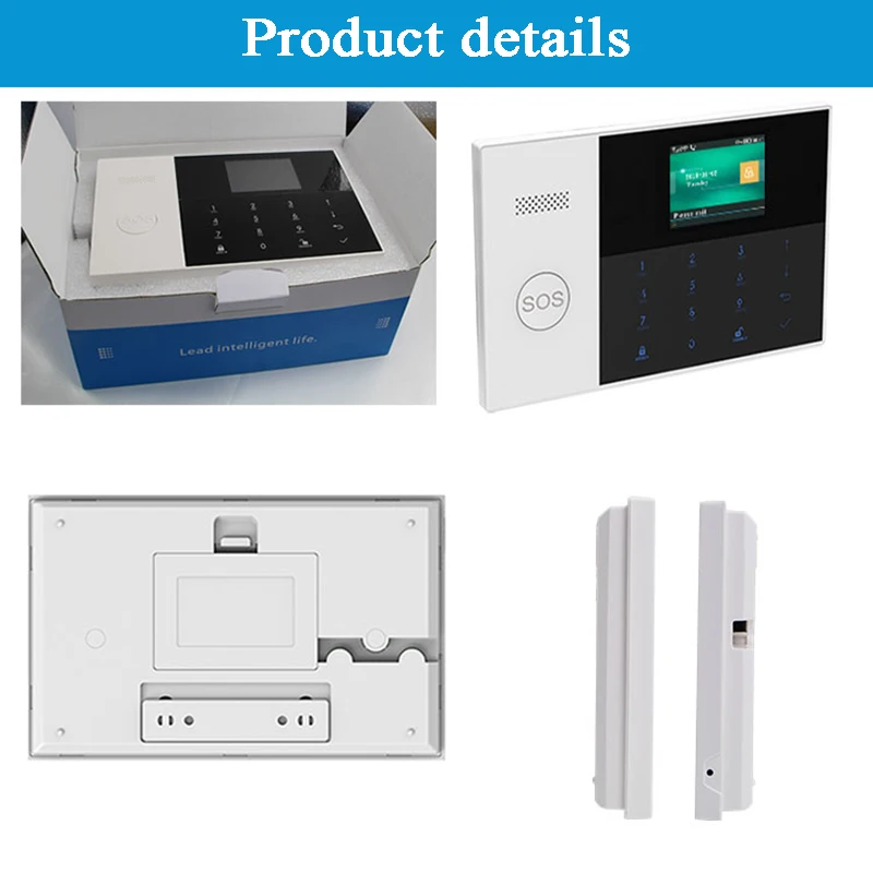 3G GSM WIFI Home Alarm System 433MHz SMS Call phone control PIR door sensor siren Hotel/Villa security 850/1900/900/1800MHz
