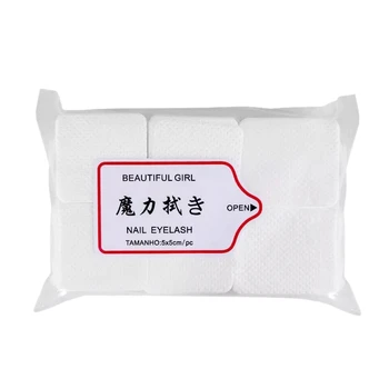 

540Pcs/Set Women Girls Nail Art Remover Manicure Polish Gel Wipes Grafting Eyelash Glue Removal Cotton Lint Cotton Pads Paper Ac