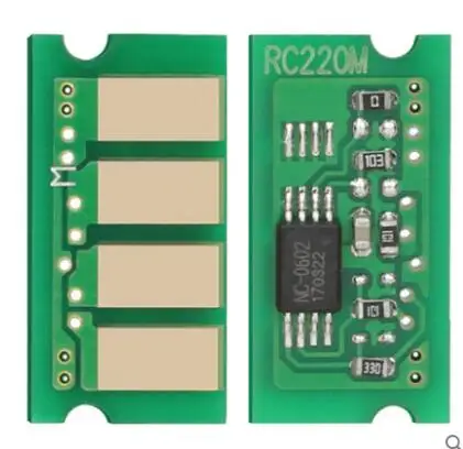 4 шт. в наборе совместимый чип тонера для Ricoh SP C220 C220N C220S C221 C222 C221SF C240DN тонер |