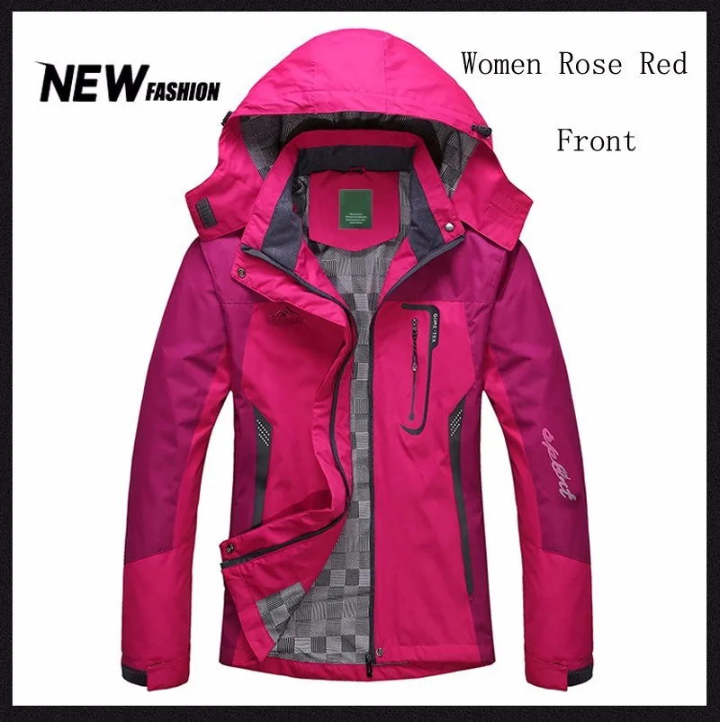 Spring Autumn Winter Women Jacket Single Thick Outwear Jackets Hooded Wind Waterproof Female Coat Parkas Clothing