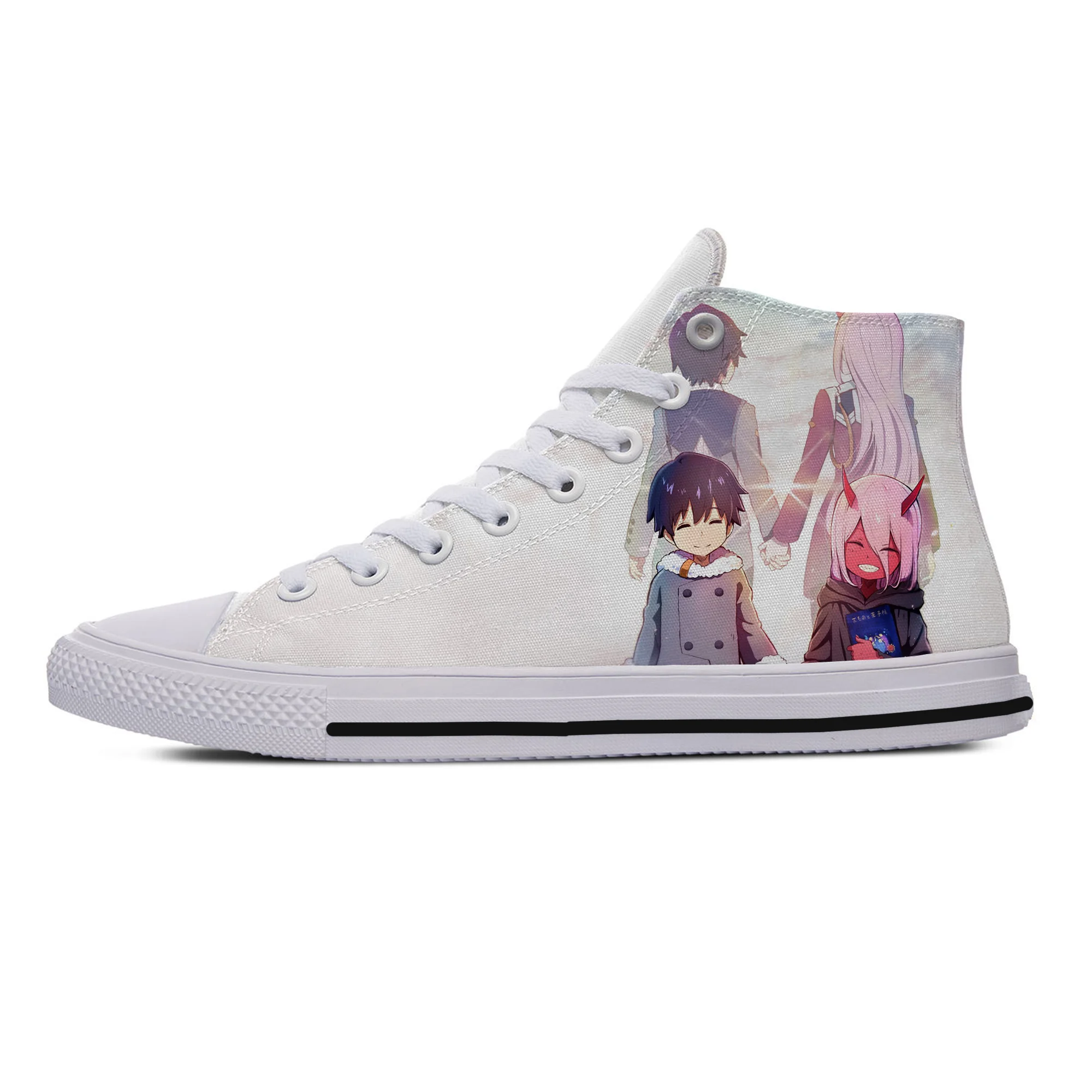 

2019 Hot New Shoes Anime DARLING in the FRANXX Shoes 3D Print Lightweight Casual Plimsolls Breathable Fashion Canvas Shoes