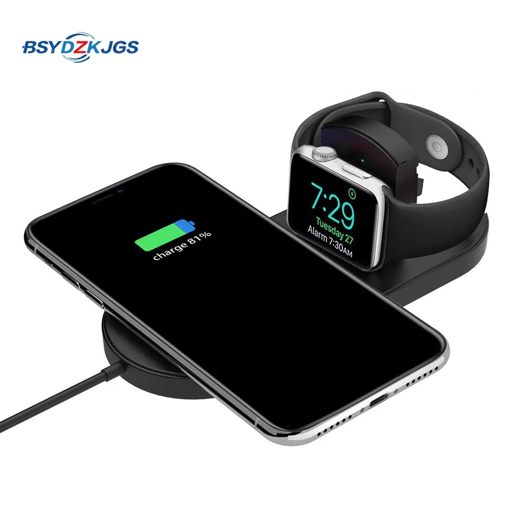 BSYDZKJGS 10 Вт 2в1 Qi Беспроводное зарядное устройство для iPhone XS Max XR 8 samsung S8 S9 Plus Note 9