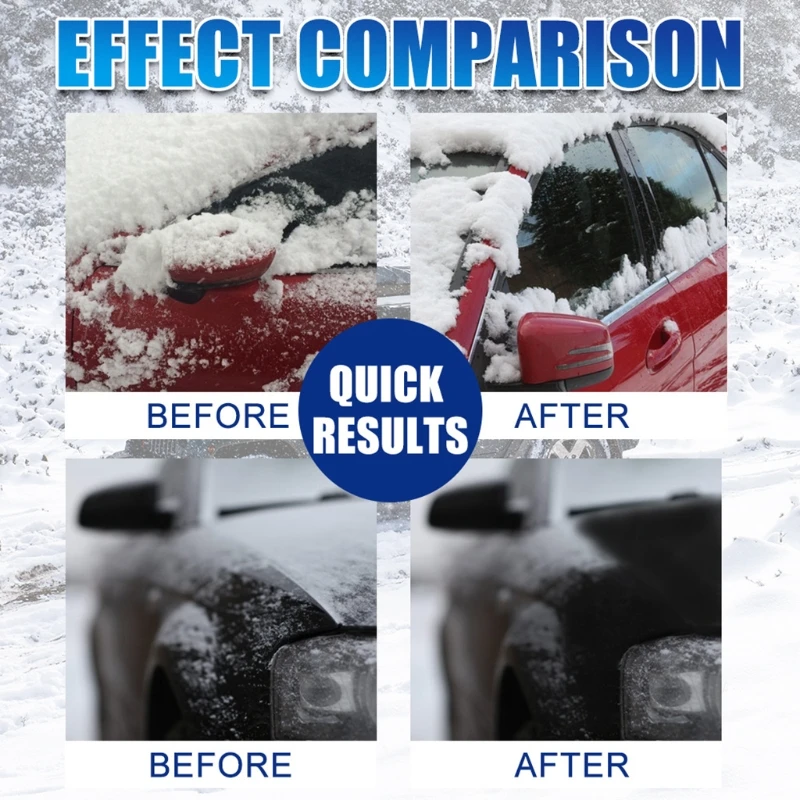 Winter Car Windshield Deicer Spray Ice Remover Spray For Automotive Melts Frost Auto Car Window Defrosting Melting Agent