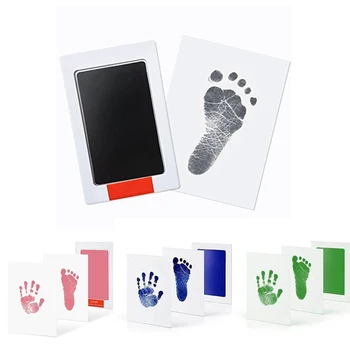

Baby Care Non-Toxic Handprint Footprint Imprint Kit Souvenirs Casting Newborn Ink Pad Infant Clay Toy Dog Cat Paw Gifts
