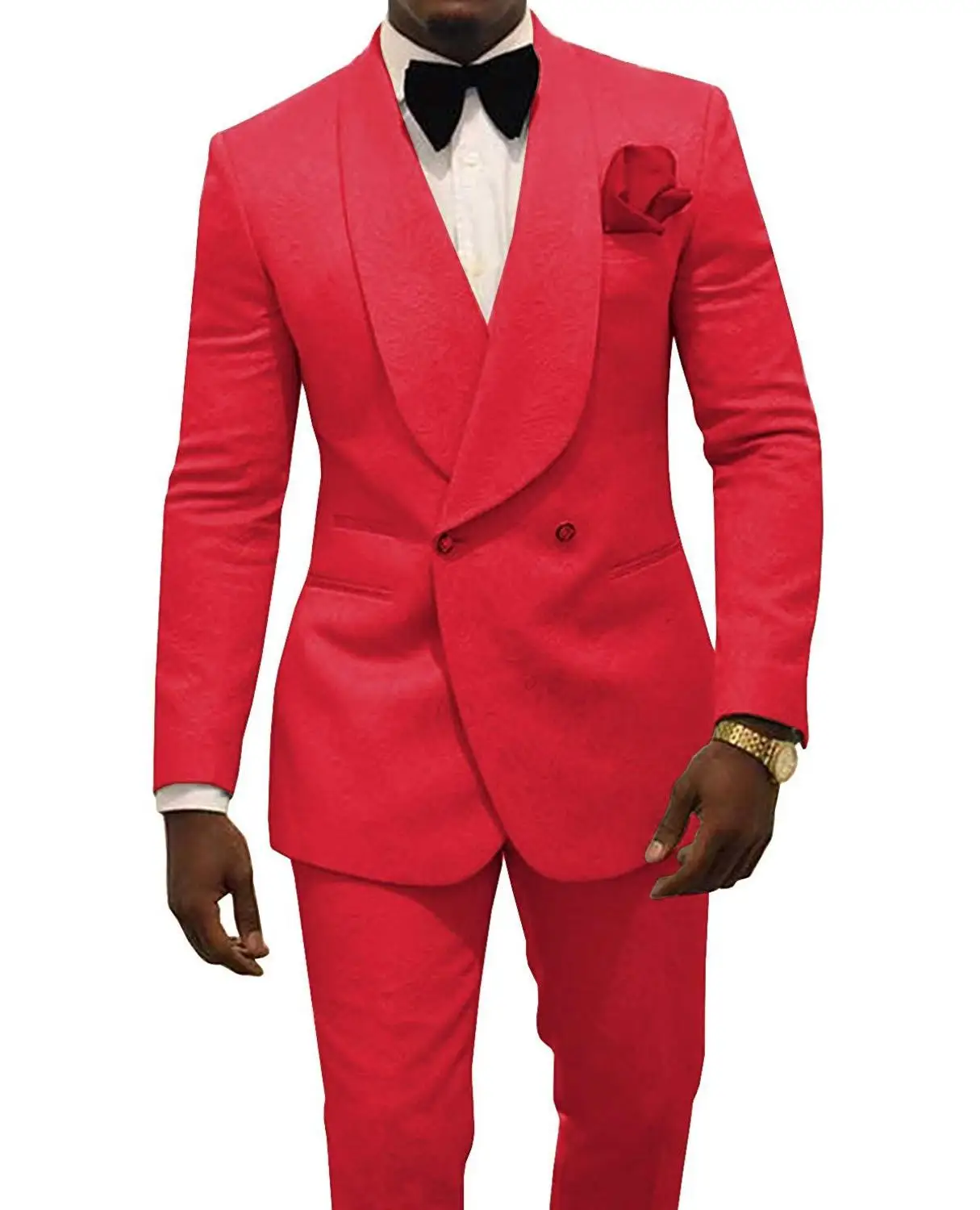 Высококачественные мужские смокинги для жениха с шалью и отворотом, мужские костюмы для свадьбы/выпускного бала, лучший мужской блейзер(пиджак+ брюки+ галстук) 666 - Цвет: Same as Image